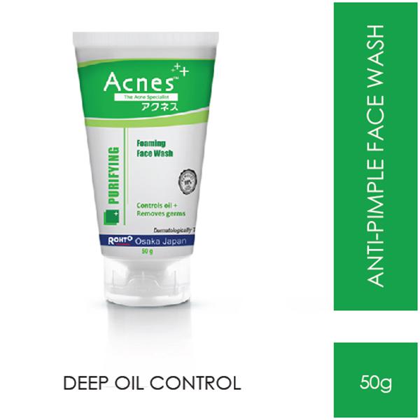 Buy Acnes Purifying Foaming Face Wash 50 g Online at Best price in