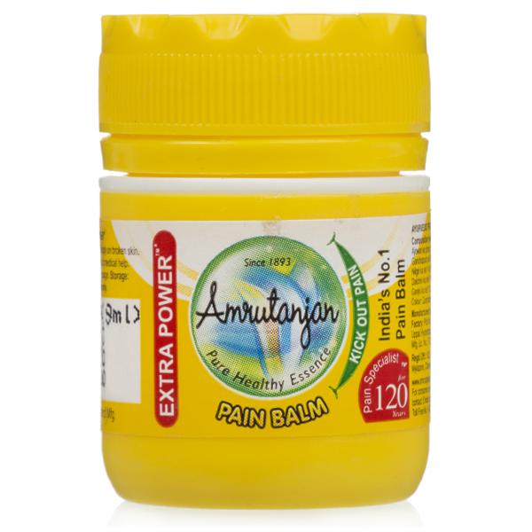 Buy Amrutanjan Extra Power Yellow Pain Balm 9 ml Online at Best price ...