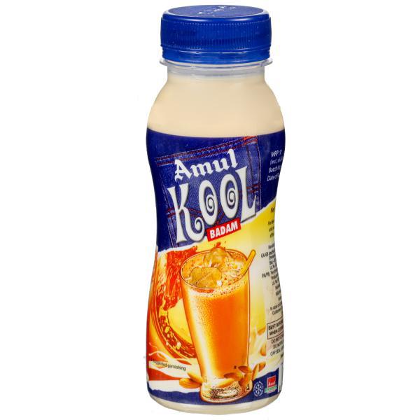 Buy Amul Kool Badam Flavoured Milk 180 ml Online at Best price in India ...