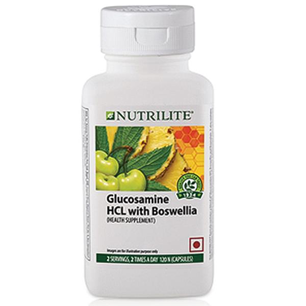 Buy Amway Nutrilite Glucosamine HCL With Boswellia 120 Tablets Online