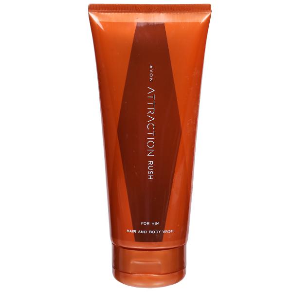 Buy Avon Attraction Rush Hair Body Wash For Him 200 ml Online