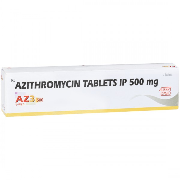 Buy Az3 500 mg Tablet (3 Tab) Online at Best price in India | Flipkart ...
