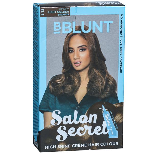 Salon Secret High Shine Crème Hair Colour  Honey Light Golden Brown  Pack  of 2