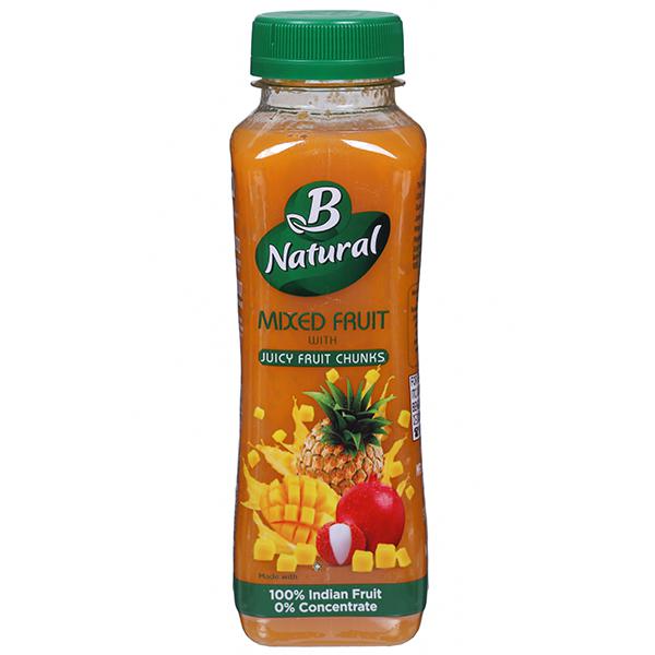 Buy B Natural Mixed Fruit With Juicy Fruit Chucks Juice 300 Ml Online ...