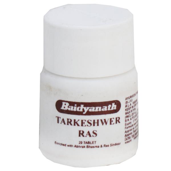 Baidyanath TARKESHWAR RAS Jar of 20 QTY