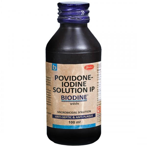 Buy Biodine Solution 100 ml Online at Best price in India | Flipkart ...