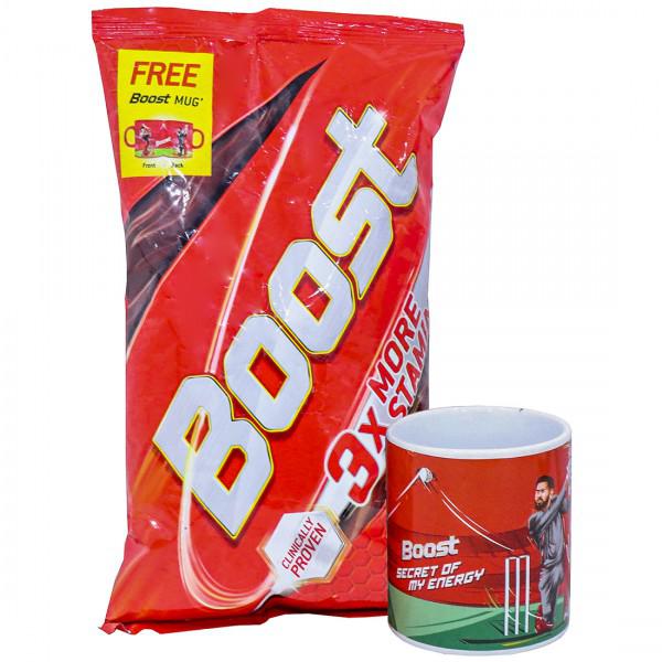 Buy Boost 3X More Stamina Powder Pouch (Free Boost Mug) 500 g Online