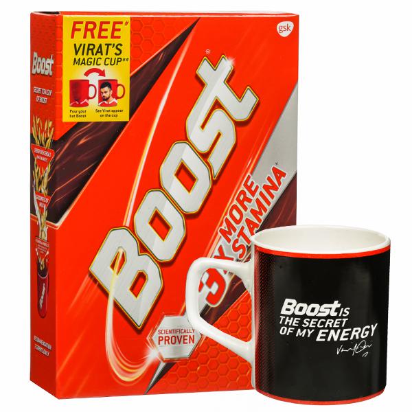 Buy Boost 3X Stamina Powder Jar (Free Virats Magic Cup) 450 g Online