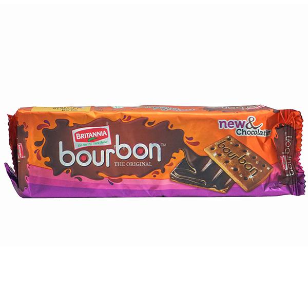 Buy Britannia Bourbon The Original Chocolatier Biscuits 120 g Online at ...