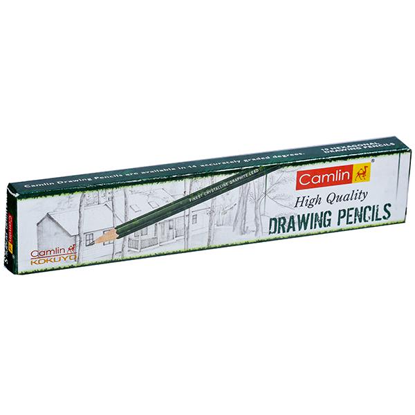 Buy Camlin Drawing Pencils Pack of 10 pencils, 6B Online in India