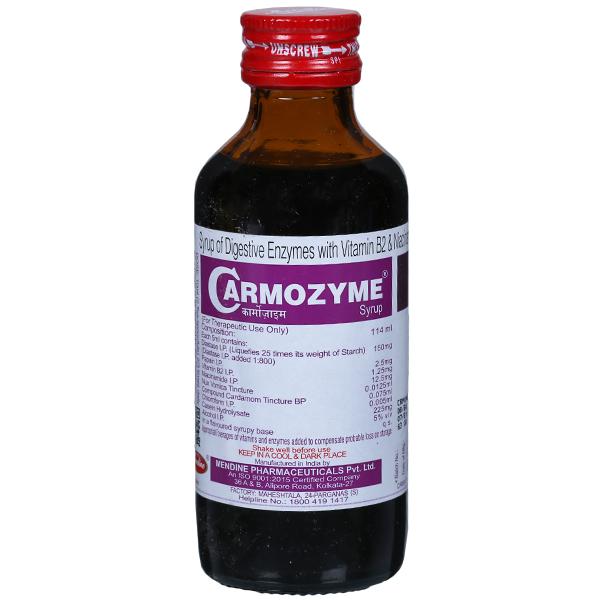 Buy Carmozyme Syrup 114 Ml Online At Best Price In India | Flipkart Health+