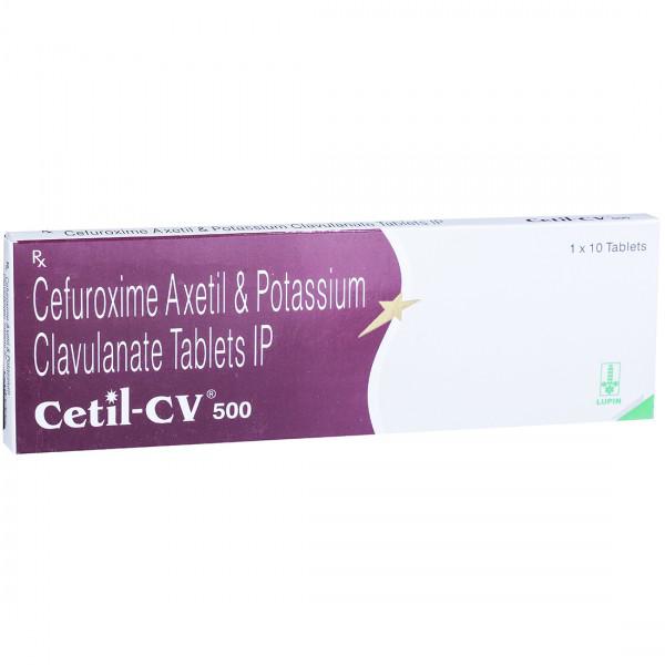 Buy Cetil CV 500 mg Tablet (10 Tab) Online at Best price in India ...