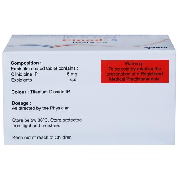 Buy Cinod 5 mg Tablet 20 Tab Online Flipkart Health