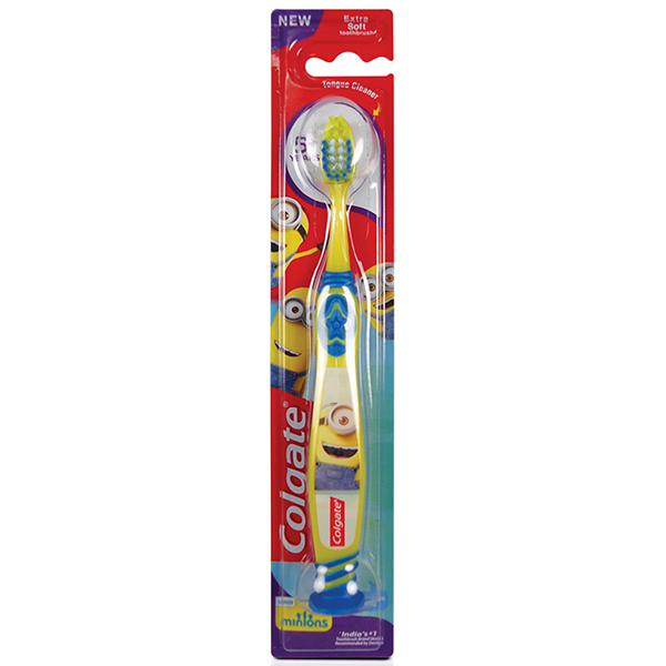 Buy Colgate Kids 5+ years Minions Extra Soft Toothbrush Online at Best ...