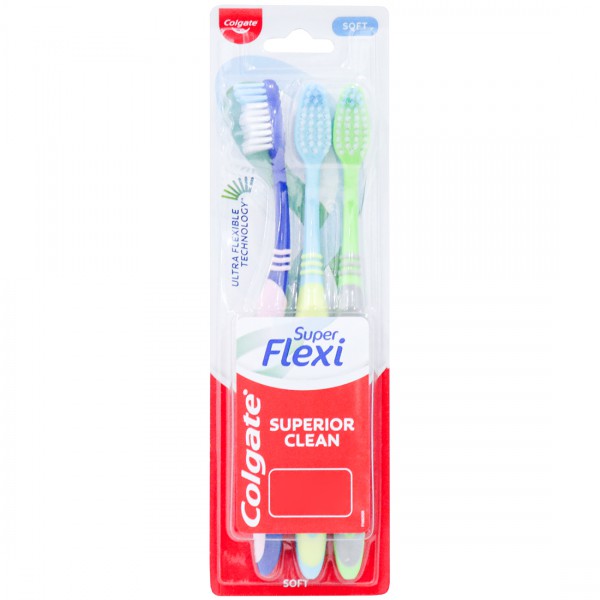 Buy Colgate Super Flexi Soft Toothbrush Pack Of 3 Online At Best Price 