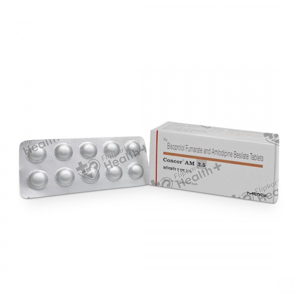 Buy Concor AM 2.5 Mg Tablet (10 Tab) Online At Best Price In India ...