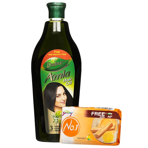 Buy Dabur Almond Hair Oil 200ml With Fee Godrej No 1 Sandal Soap Online on  Discounted Price in Srinagar  SaharMall