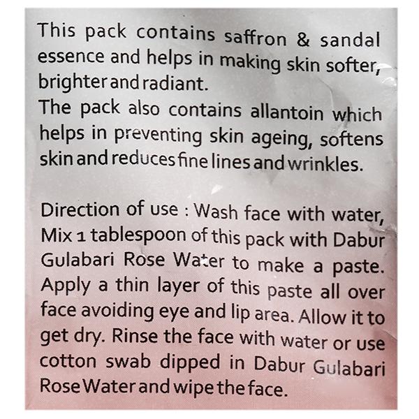 Dabur Gulabari Rose Water Free Herbal Tree Saffron Sandal Face Pack 1567080983 10063413 7