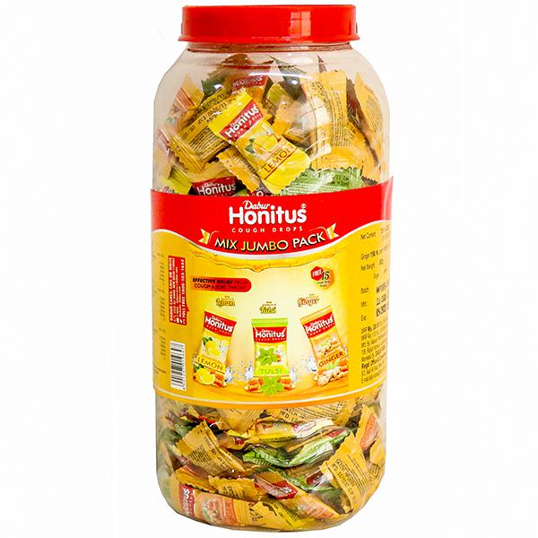 Buy Dabur Honitus Cough Drops Mix Jumbo Pack (Free 15N Cough Drops ...