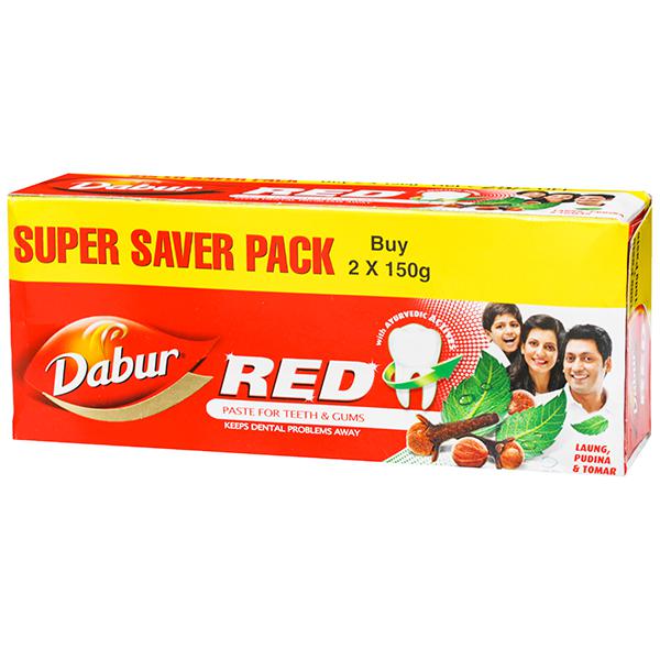 Buy Dabur Red Toothpaste 2 x 150 g Online at Best price in India ...