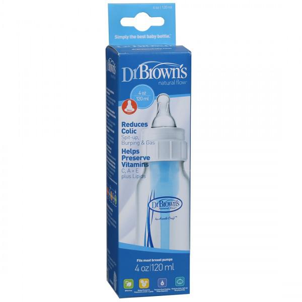 Buy Dr Browns Natural Flow Standard Baby Bottle 0m+ 155-P4 120 ml