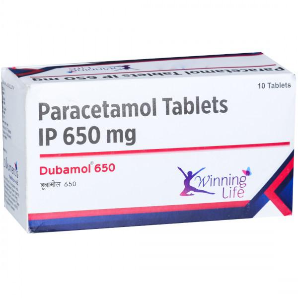 Buy Dubamol 650 10 Tablets Online at Best price in India | Flipkart Health+