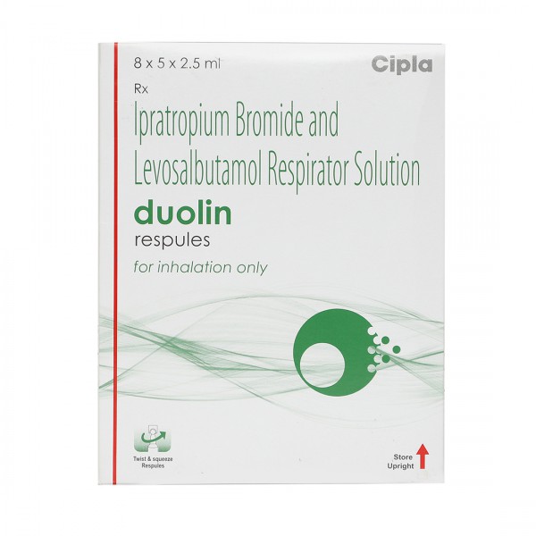 Buy Duolin 2.5 ml Respule (5 Respule) Online at Best price in India ...