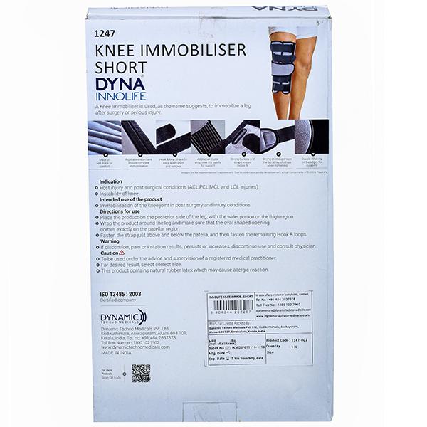 Buy Dynamic Dyna Innolife Knee Immobiliser Short M Online