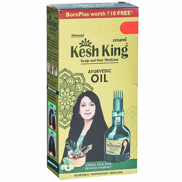 Buy Emami Kesh King Ayurvedic Hair Oil Free Boroplus Cream Worth Rs 10 50 Ml Online At Best 8597