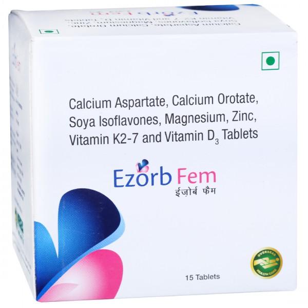 Buy Ezorb Fem 15 Tablets Online at Best price in India | Flipkart Health+