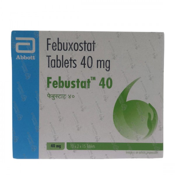 Buy Febustat 40 mg Tablet (15 Tab) Online at Best price in India ...