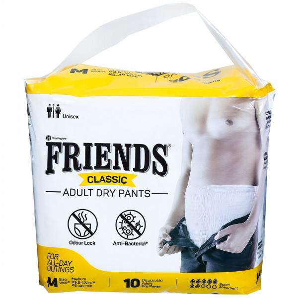 Friends Classic Adult Diapers Pants Style  20 Count Large with odour  lock and AntiBacterial Absorbent Core Waist Size 3056 inch  76142cm   Amazonin Health  Personal Care