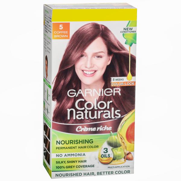 Garnier Colour Naturals 5 Light Brown Hair Color Twin Pack