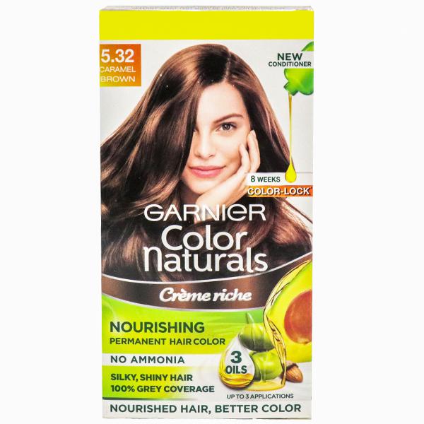 Buy Garnier Hair Colouring Creme Longlasting Colour Smoothness  Shine  Color Naturals Shade 532 Caramel Brown 70ml  60g Online at Low Prices  in India  Amazonin