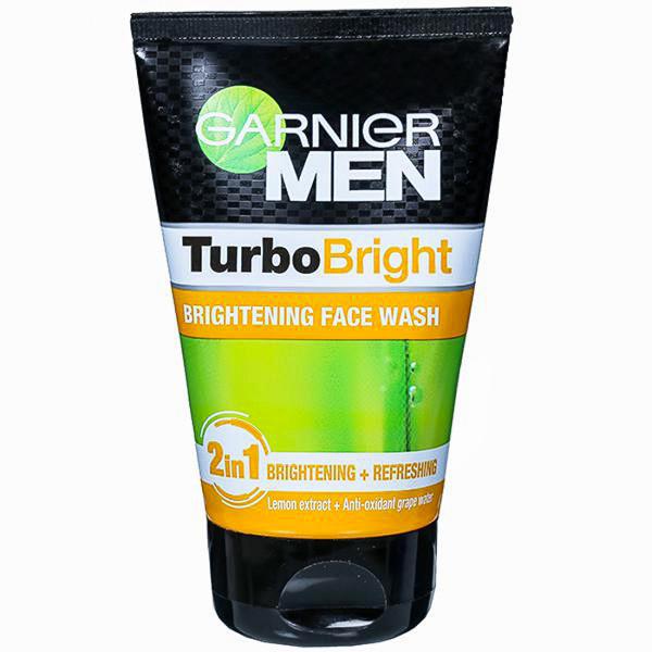 Buy Garnier Men Turbo Bright Brightening Face Wash 100 g Online at Best