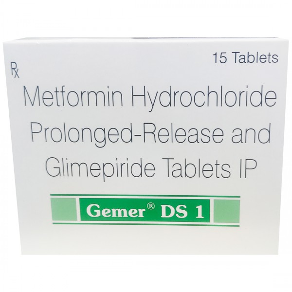 Buy Gemer DS 1 mg Tablet (15 Tab) Online at Best price in India ...