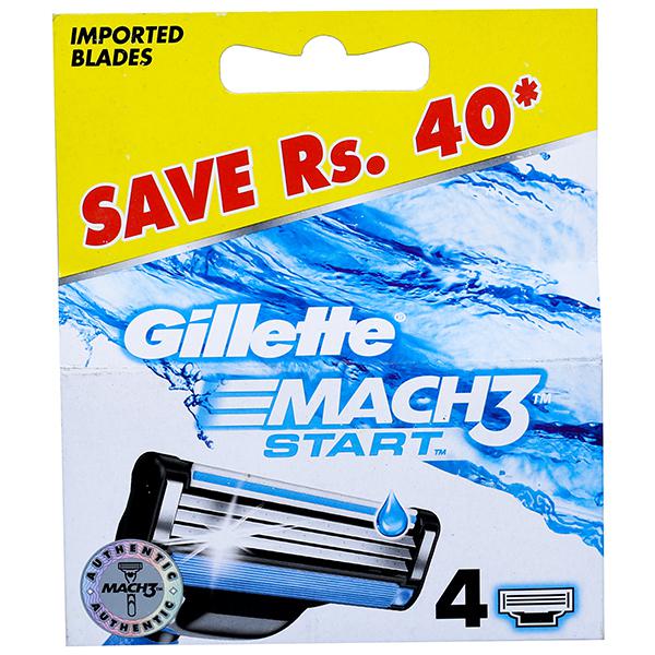 Buy Gillette Mach 3 Start Cartridges Save Rs 40 Pack Of 4 Online At