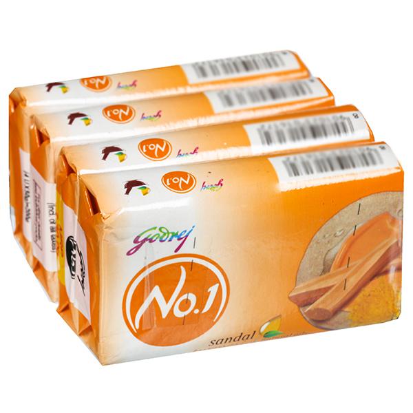 Osiamart . Godrej No.1 Sandal & Turmeric Soap 4X150gm