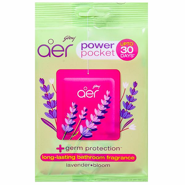 Buy Godrej aer power pocket Bathroom Fragrance Lavender Bloom 10 g ...