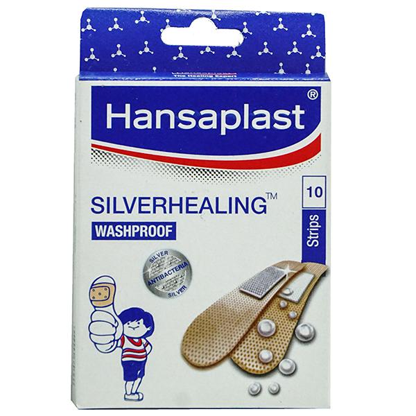 Buy Hansaplast Silverhealing (Washproof) Strip Pack Of 10 Online at ...