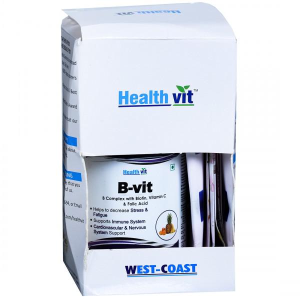 Buy HealthVit B Vit B Complex With Biotin, Vitamin C & Folic Acid 60 ...