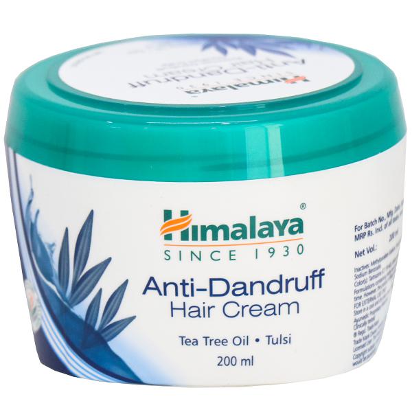 Himalaya Anti-Dandruff Hair Cream | Removes & Prevents Dandruff | Non  Sticky Oil Replacement Hair Cream | Soothes Scalp | With Tea Tree Oil &  Tulsi | For Women & Men | 200ml : Amazon.in: Beauty
