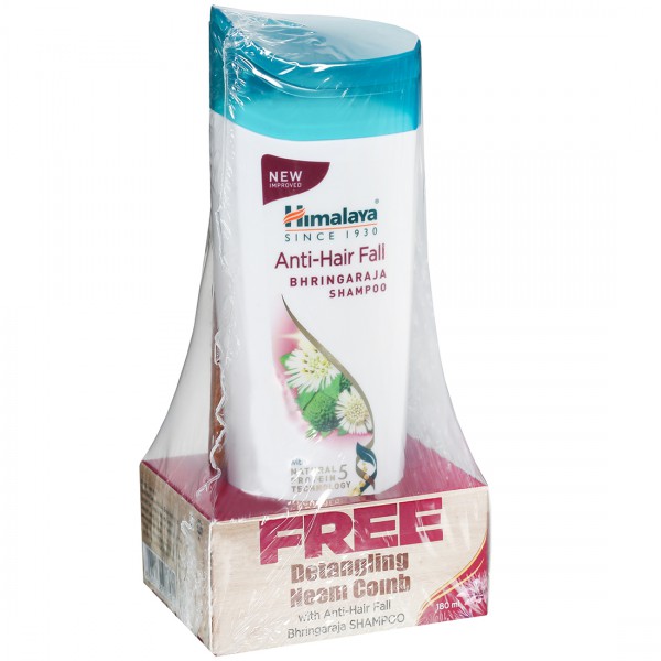 Buy Himalaya Anti Hair Fall Bhringaraja Shampoo (Free Detangling Neem ...