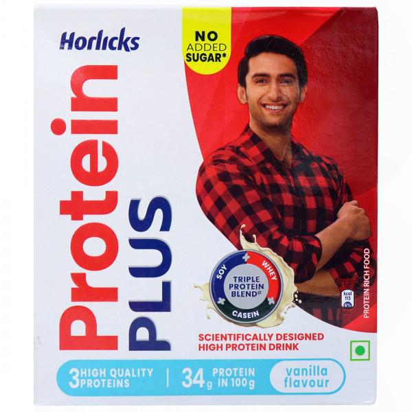 Buy Horlicks Protein Plus No Added Sugar Vanilla Powder Refill 200 g ...