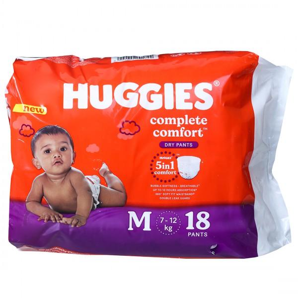 Buy Huggies Complete Comfort Dry Pants Medium M Size Baby Diaper Pants 8  count with 5 in 1 Comfort Online at Low Prices in India  Amazonin