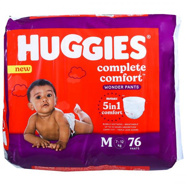 Buy Huggies Wonder Pants (M) 76 count (7- 12 kg) Online at Best Prices in  India - JioMart.