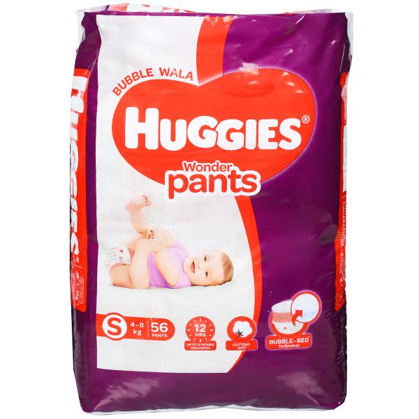 Buy Huggies Wonder Pants Small Pant Style Diapers - 56 Pieces - (Pack of 2)  Online at Best Prices in India - JioMart.