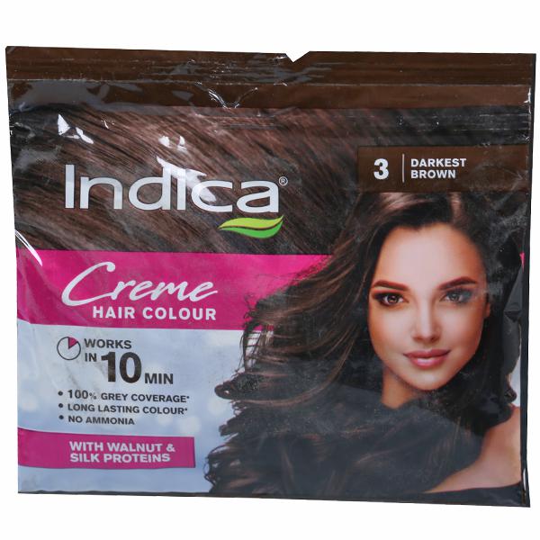 Indica 10 Minutes Herbal Hair Colour Natural Brown 40g  Listerr  An  Indian Marketplace