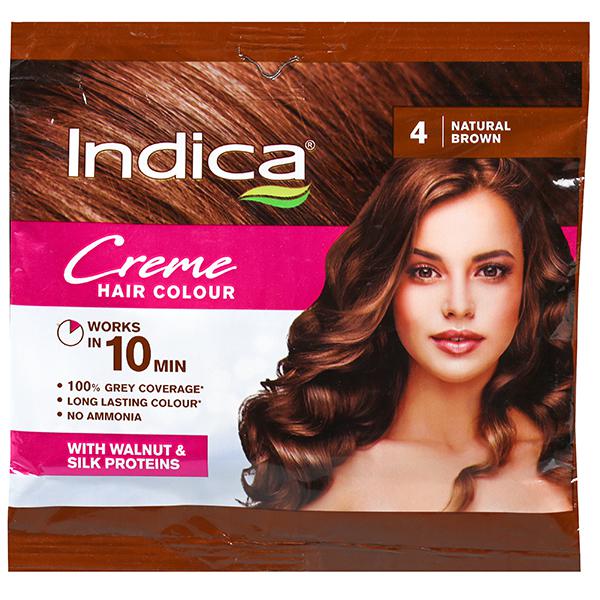 Indica Easy Do-It-Yourself Hair Color Shampoo Pump Pack with 5 Herbal  Extracts and 100% Ammonia Free, Long Lasting Formula, 180 ML - Natural  Black Colour (Gloves Included)