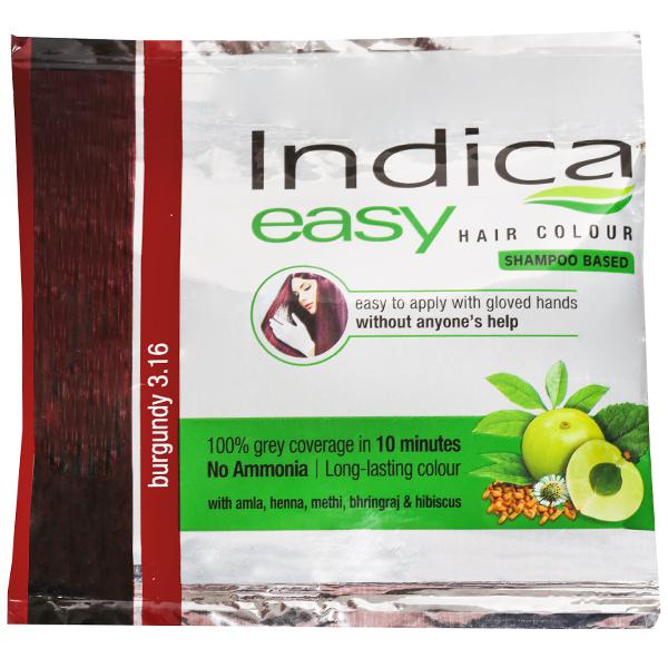 Indica Indica Creme 10 Minutes Hair Color Long Lasting Colour 100  Ammonia Free with Walnut and Silk Proteins 20g  20ml  Natural Black  Colour